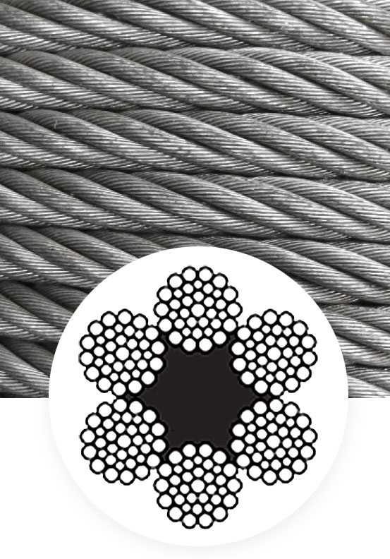 General purpose wire rope 6×36 WS+FC